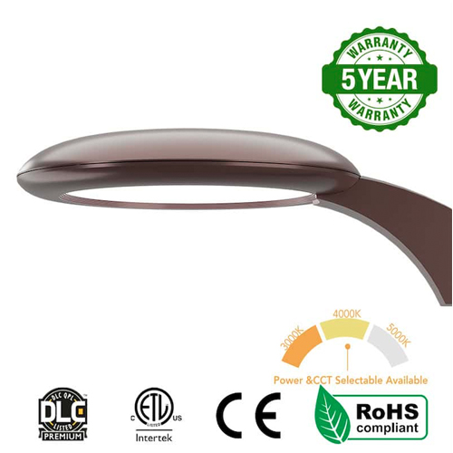 Side arm Architectural Post Top Area Light
